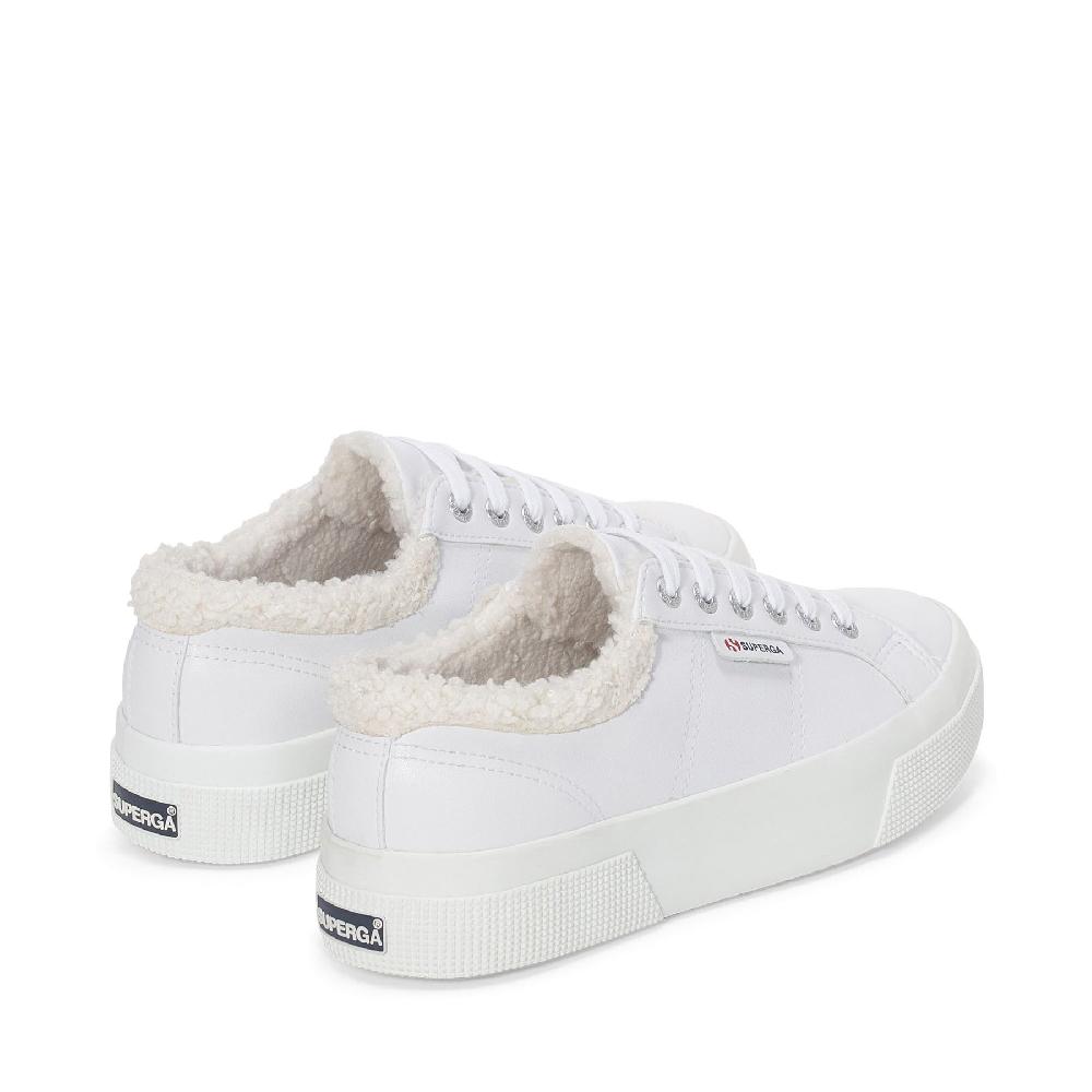 Superga 2740 PLATFORM VEGAN MATERIALWHITE ICE Sottocosto