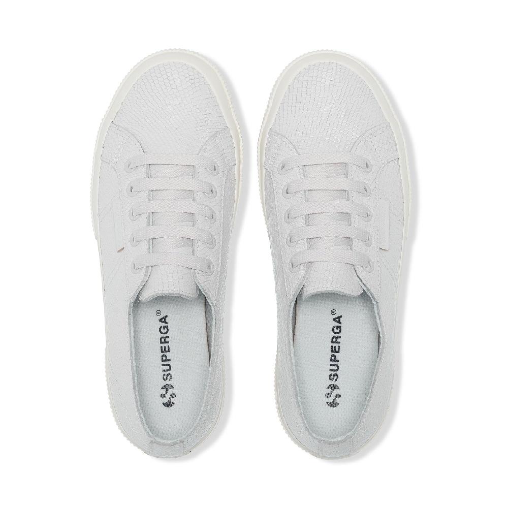 Superga 2750 SNAKE LEATHEROPTICAL WHITE Offerta