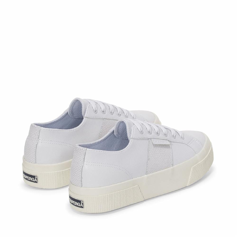 Superga 2740 PLATFORM SNAKEWHITE-SILVER-FAVORIO Online