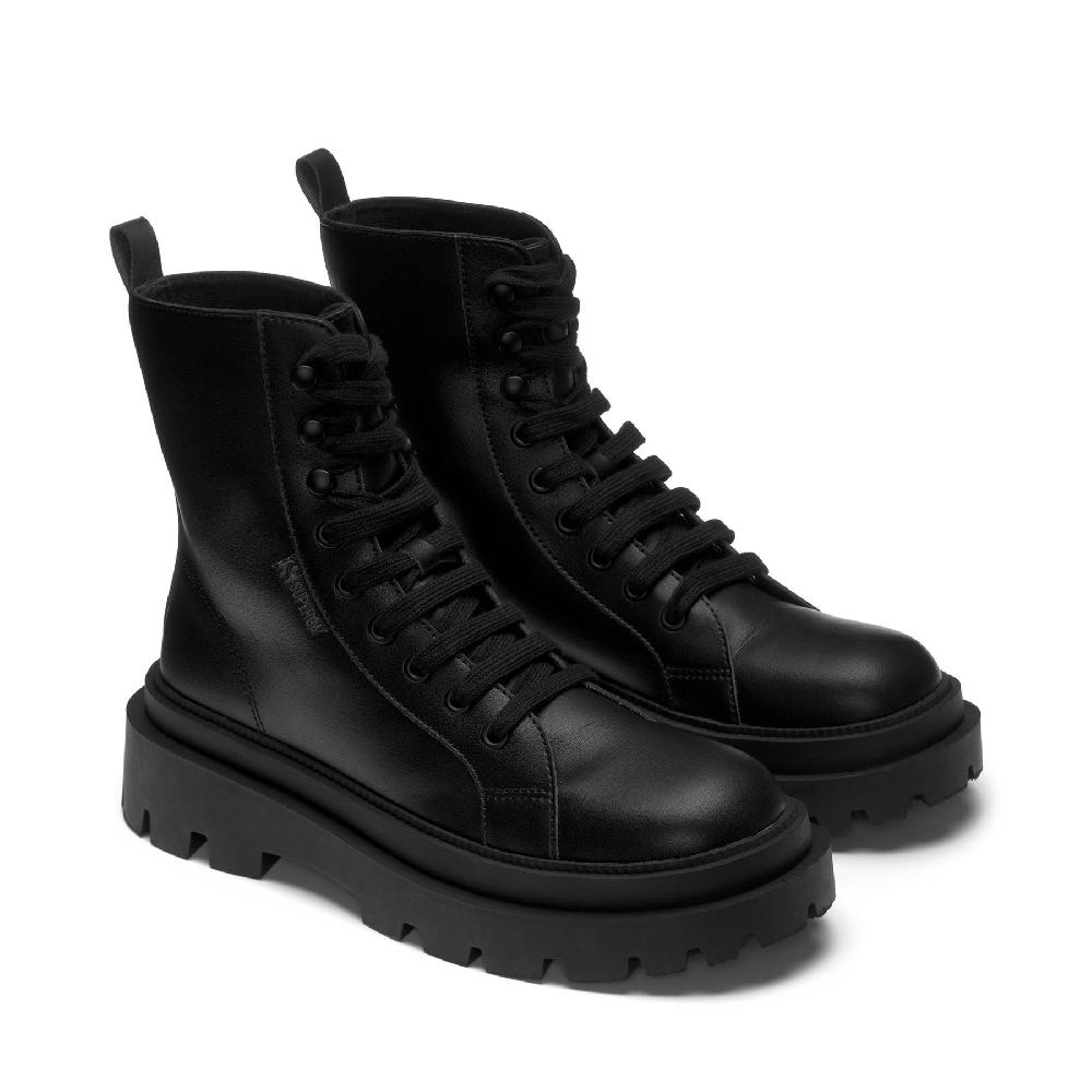 Superga 3051 ALPINA APEX HIGH VEGAN MATERIALTOTAL BLACK Italia