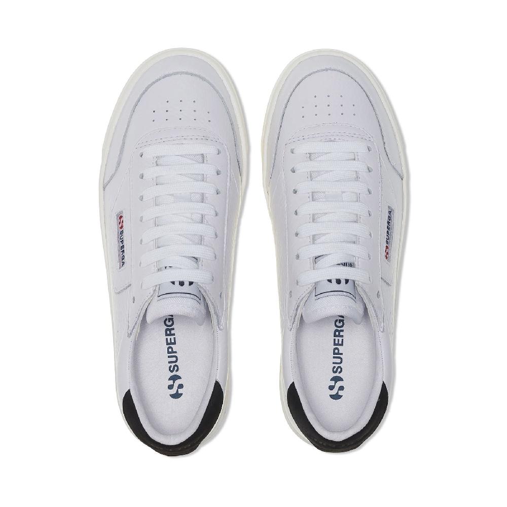 Superga 3854 COURT PLATFORMWHITE-BRISTOL BLACK-FAVORIO Nuovo
