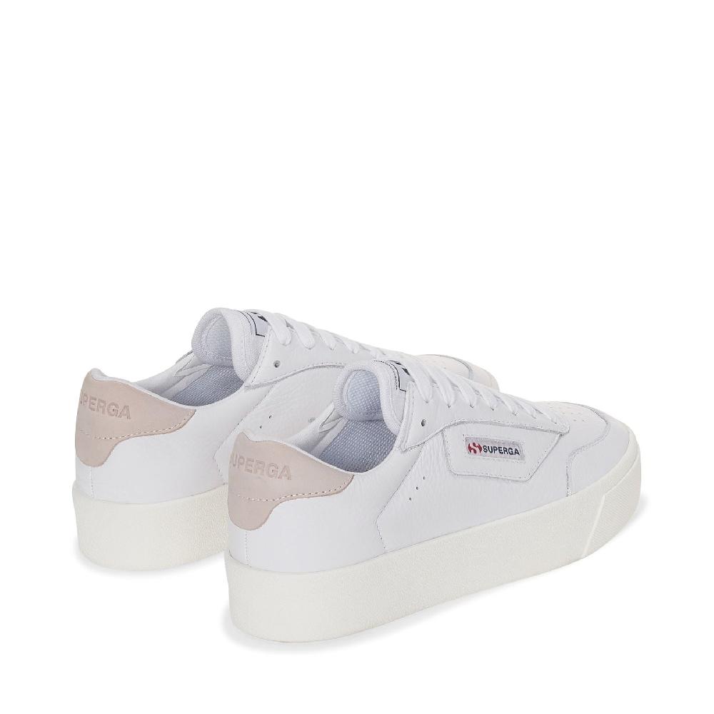 Superga 3854 COURT PLATFORMWHITE-VIOLET HUSHED-FAVORIO Qualità
