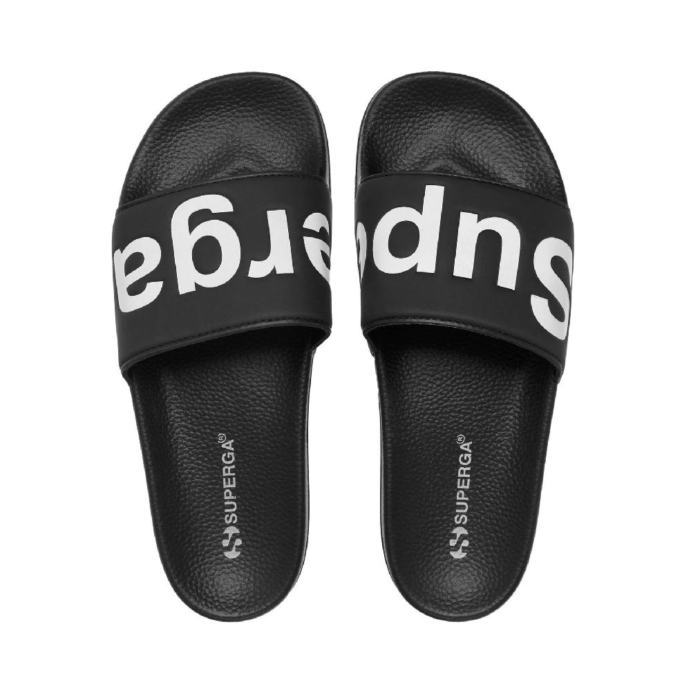Superga 1908 SLIDES POLYSOFTBLACK-WHITE Vendita Economica