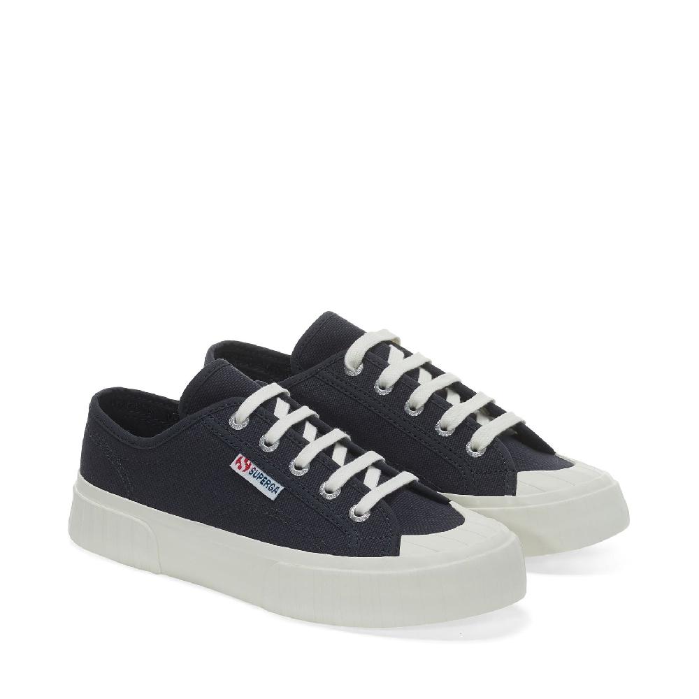 Superga 2630 STRIPEBLUE GREY DK-FAVORIO Italia