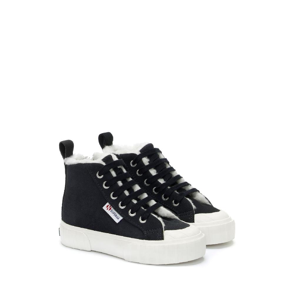 Superga 2696 KIDS STRIPE SUEDEBLUE GREY DK-FAVORIO Sottocosto