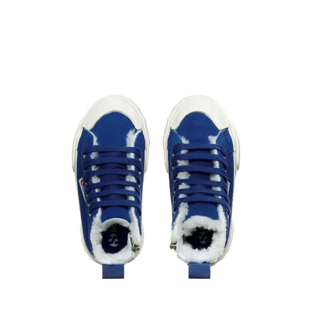 Superga 2696 KIDS STRIPE SUEDEBLUE ROYAL-FAVORIO Convenienza