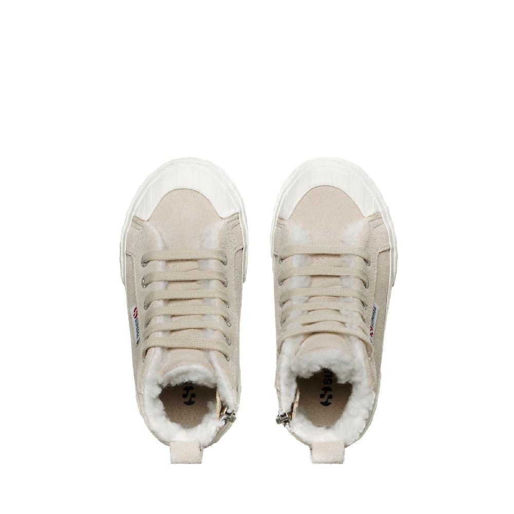 Superga 2696 KIDS STRIPE SUEDEPINK ALMOND-FAVORIO Novità