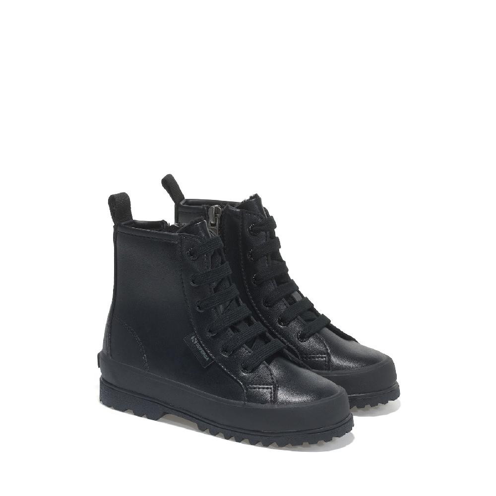Superga 2643 KIDS ALPINA VEGAN MATERIALTOTAL BLACK Offerta
