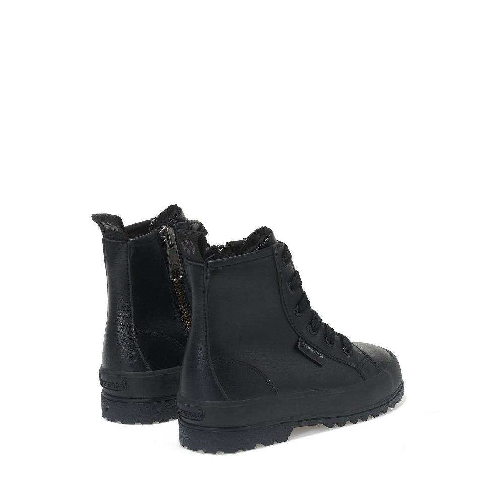 Superga 2643 KIDS ALPINA VEGAN MATERIALTOTAL BLACK Offerta