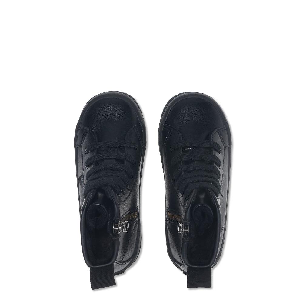 Superga 2643 KIDS ALPINA VEGAN MATERIALTOTAL BLACK Offerta