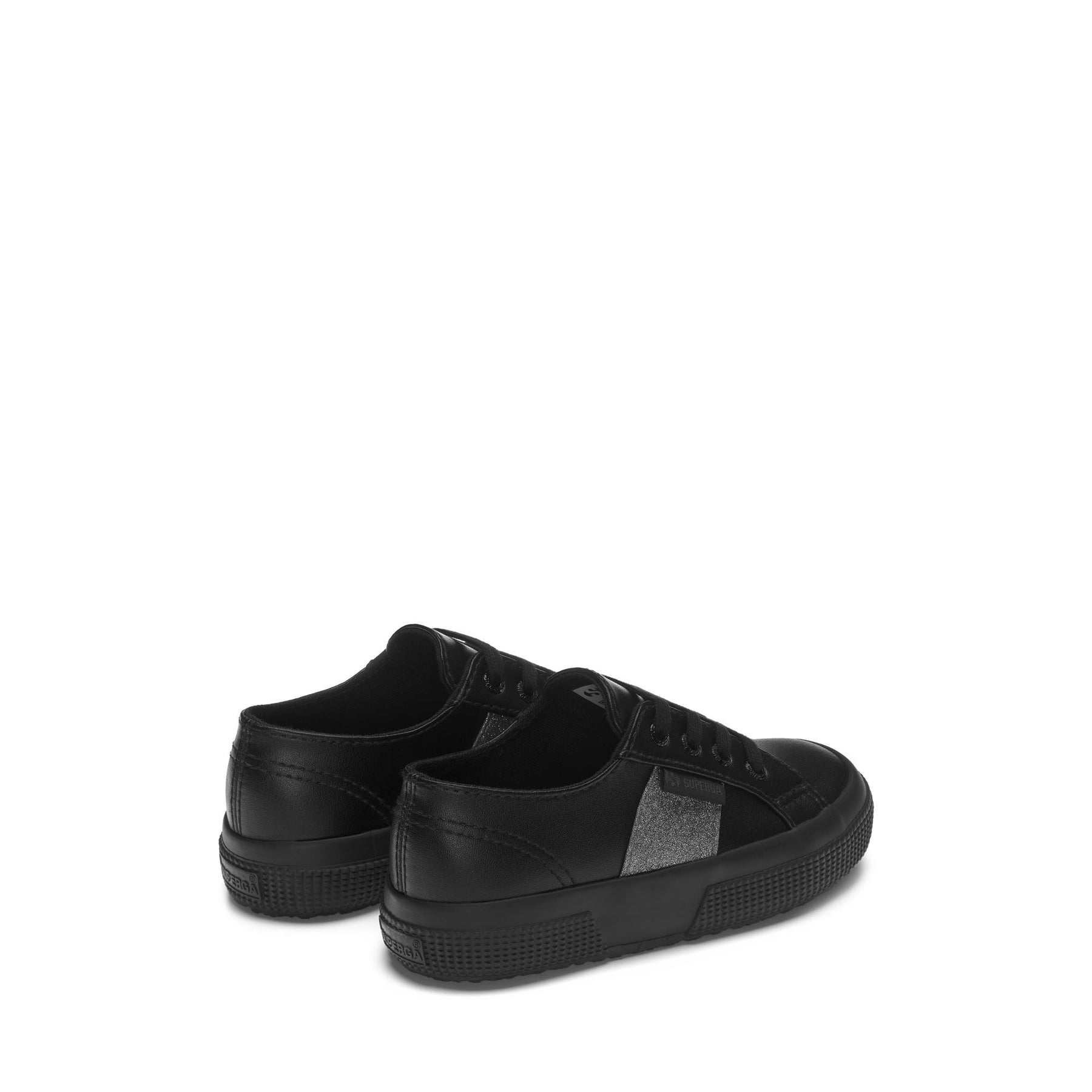Superga 2750 KIDS SYNTHETIC MATERIAL GLITTERTOTAL BLACK Offerta per la Festa della Mamma