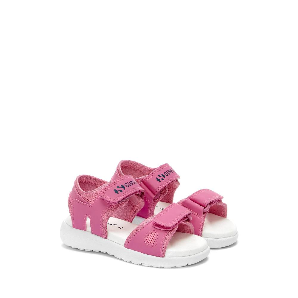 Superga 3999 KIDS SYNTHETIC MATERIALPINK FUCHSIA-WHITE Rilascio limitato