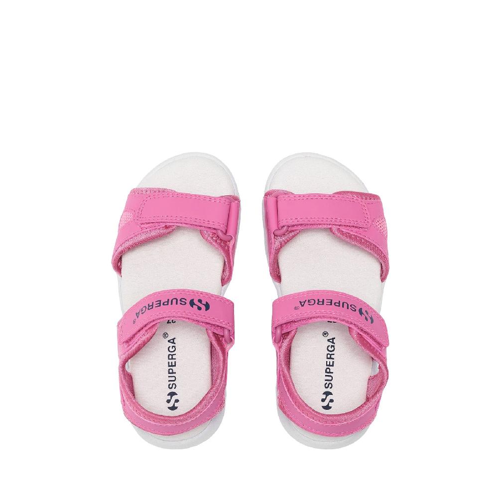 Superga 3999 KIDS SYNTHETIC MATERIALPINK FUCHSIA-WHITE Rilascio limitato