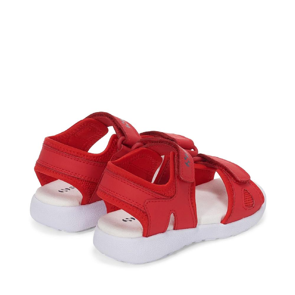 Superga 3999 KIDS SYNTHETIC MATERIALRED-WHITE Qualità Garantita
