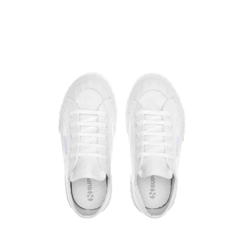 Superga 2630 KIDS STRIPETOTAL WHITE Sconto