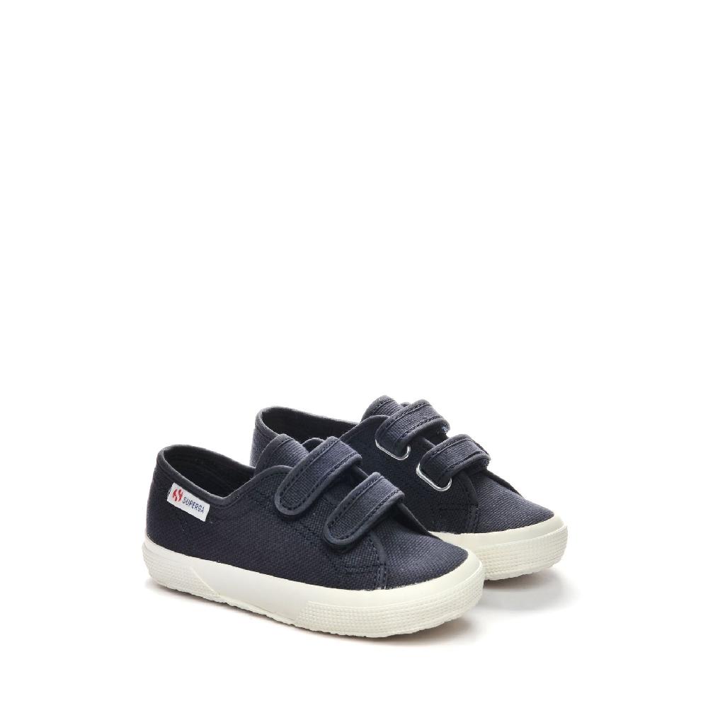 Superga 2725 STRAPS KIDSBLUE GREY DK-AVORIO NUDE Economico