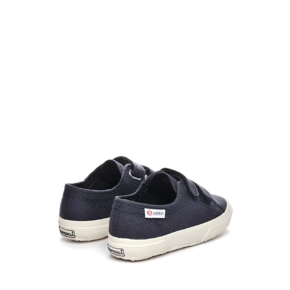 Superga 2725 STRAPS KIDSBLUE GREY DK-AVORIO NUDE Economico