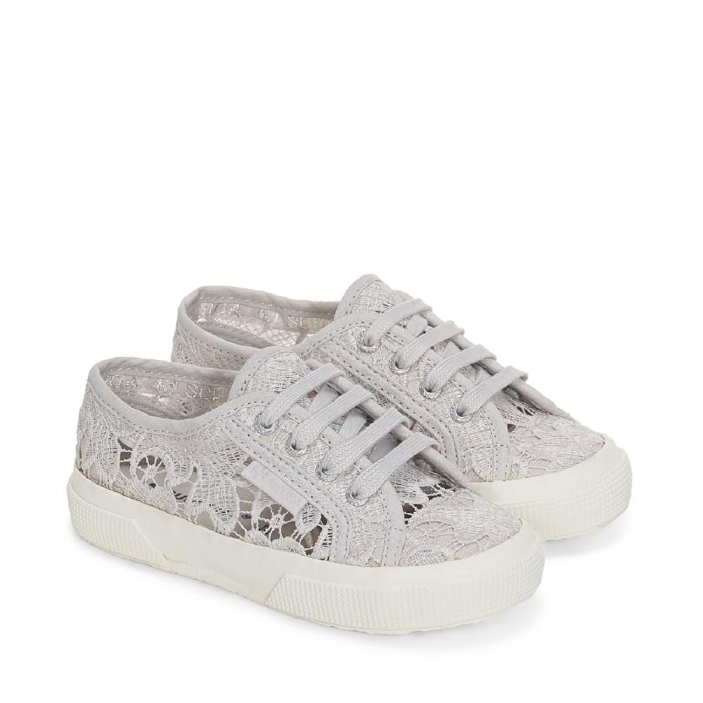 Superga 2750 KIDS MACRAMEGREY SILVER-FAVORIO In Vendita