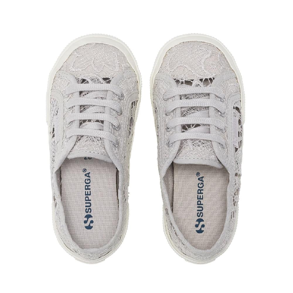 Superga 2750 KIDS MACRAMEGREY SILVER-FAVORIO In Vendita