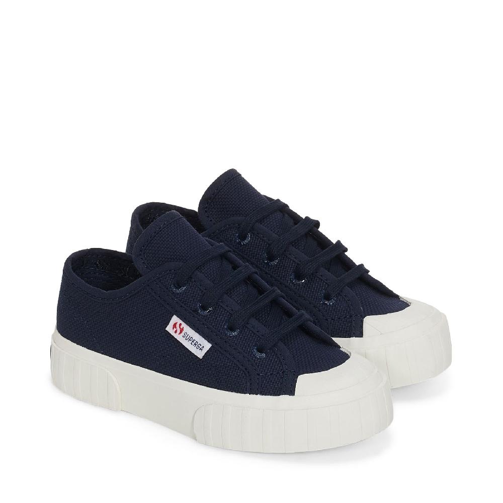 Superga 2630 KIDS STRIPENAVY-FAVORIO I Più Venduti
