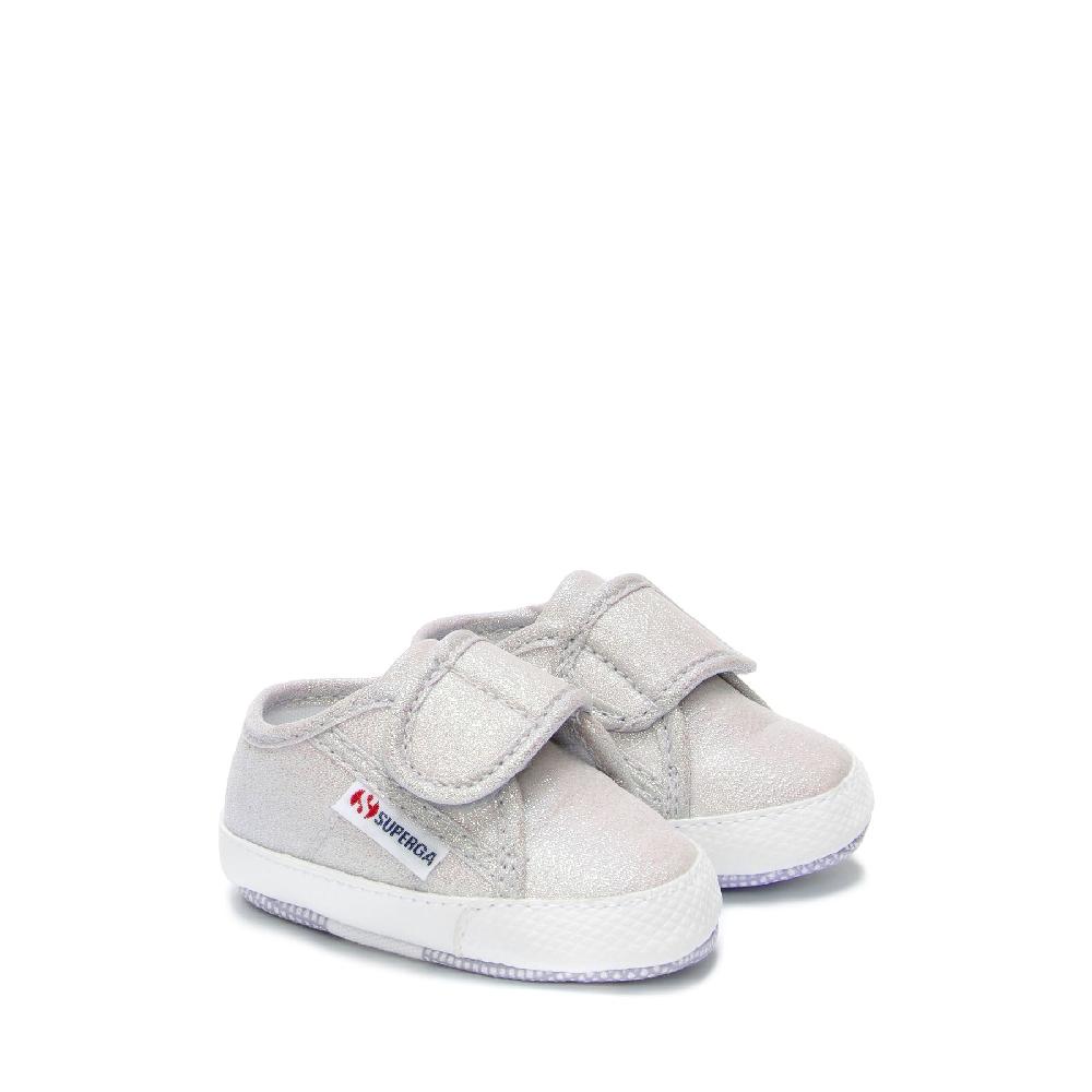 Superga 4006 BABY STRAP LAMEPASTEL LILLA IRIDESCENT Qualità