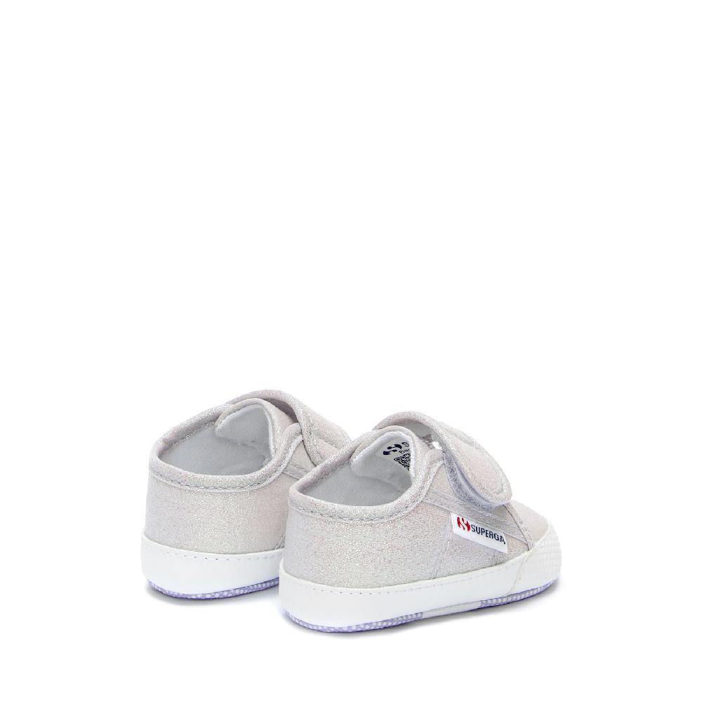 Superga 4006 BABY STRAP LAMEPASTEL LILLA IRIDESCENT Qualità