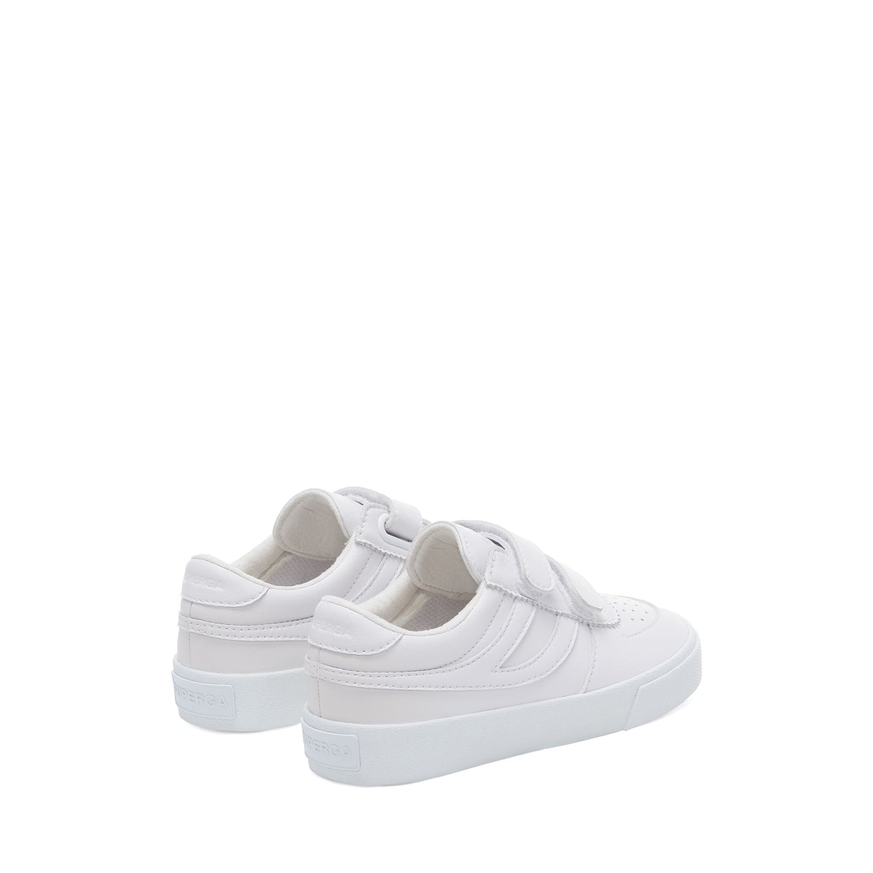 Superga 2846 KIDS SEATTLE STRAPS VEGAN MATERIALTOTAL WHITE Spedizione Gratuita