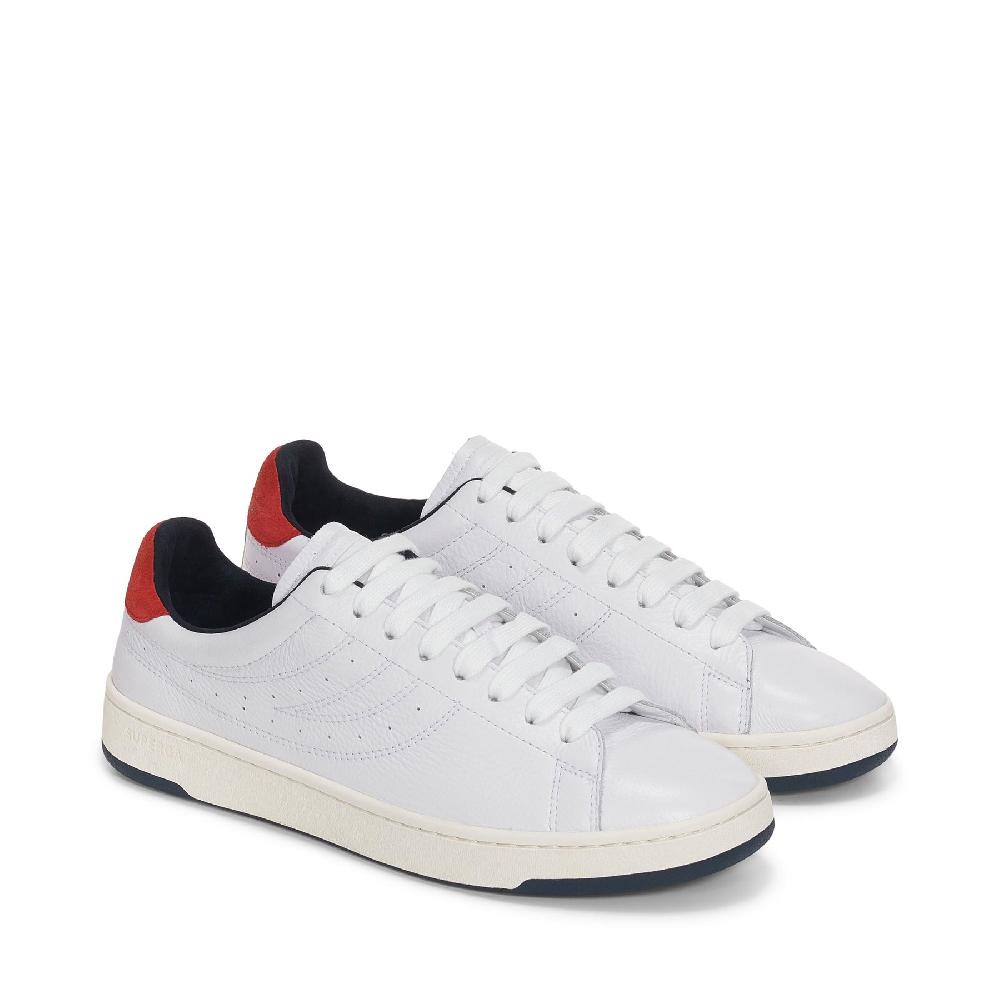 Superga 4833 LENDL MATCHWHITE-NAVY-RED I Più Venduti