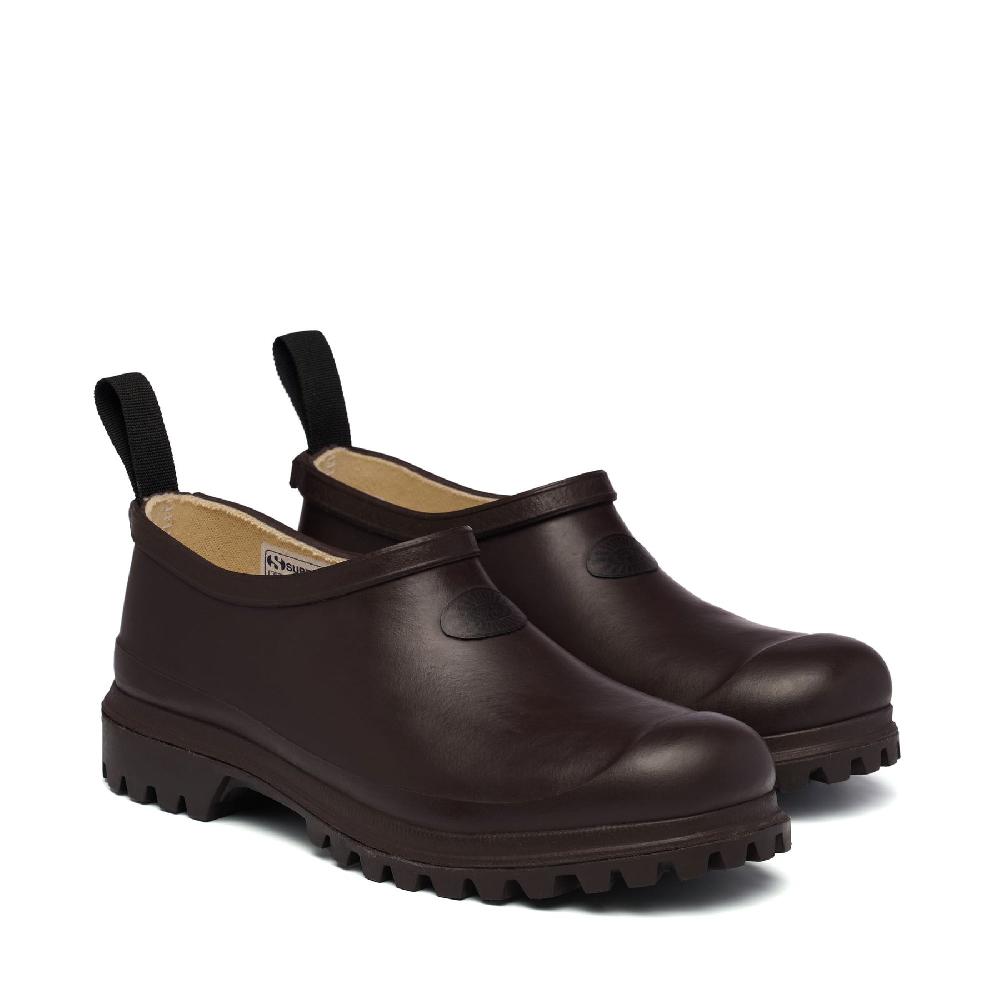 Superga 809 RUBBER MULEBROWN DARK Spedizione Gratuita