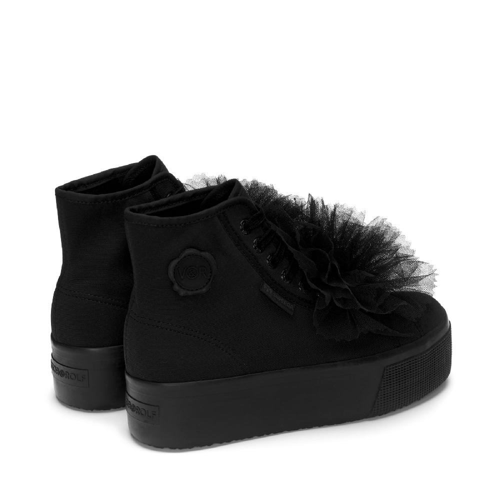 Superga 2708 HI TOP COCKADETOTAL BLACK I Più Venduti
