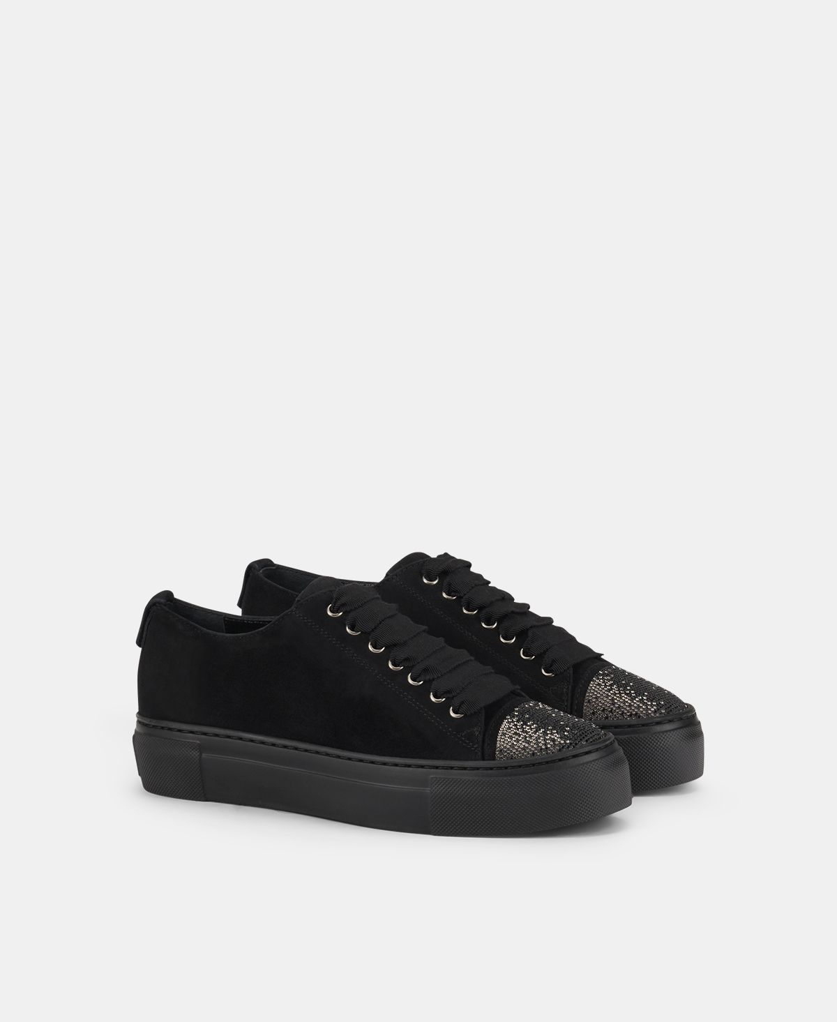 Agl Sneaker con puntina di strass Nero Vananda Crystal Offerta Anniversario