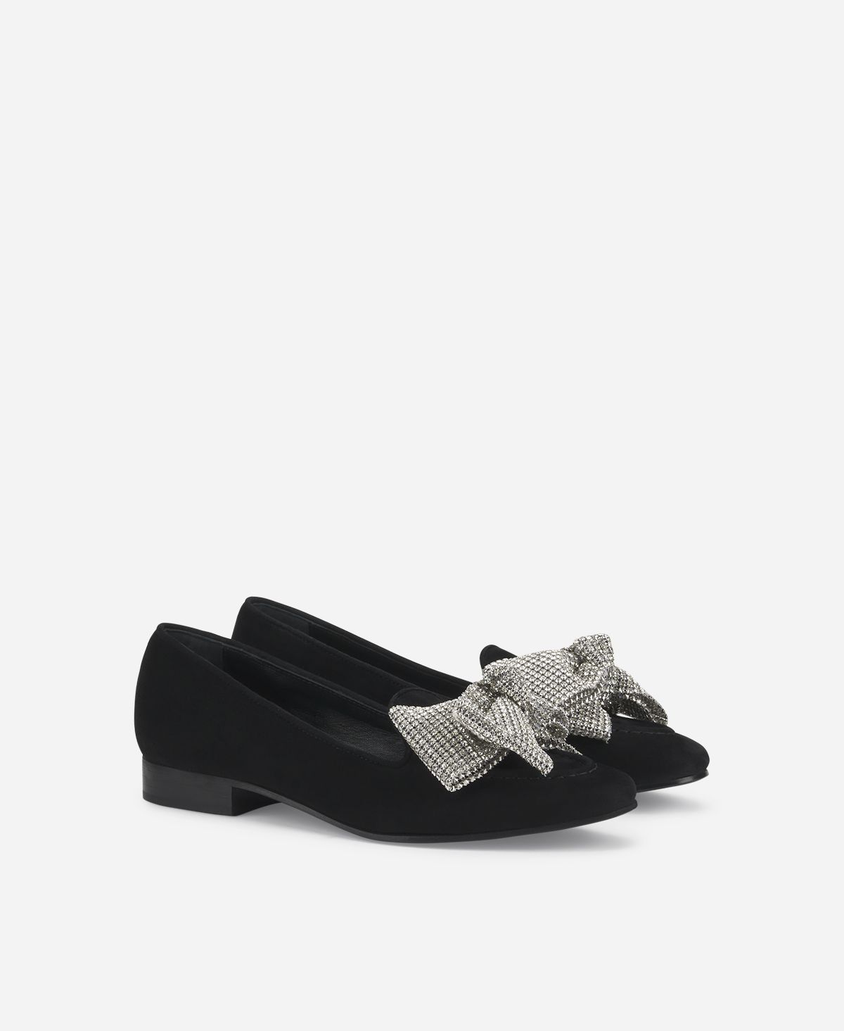 Agl Loafer con fiocco Nero Costanza Ribbon In Saldo