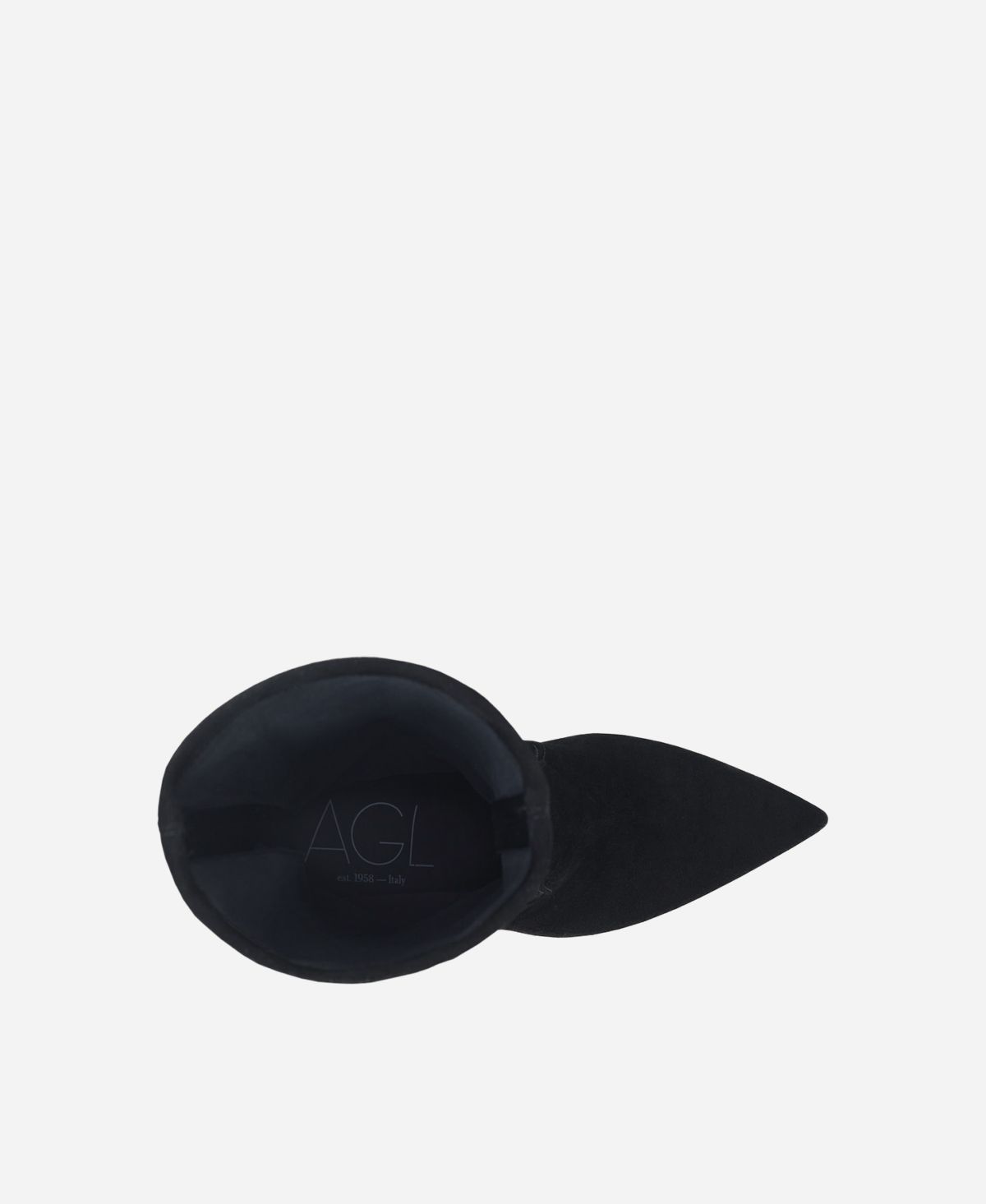 Agl Stivaletto in velour Nero LETIZIA BOOTIE Moda
