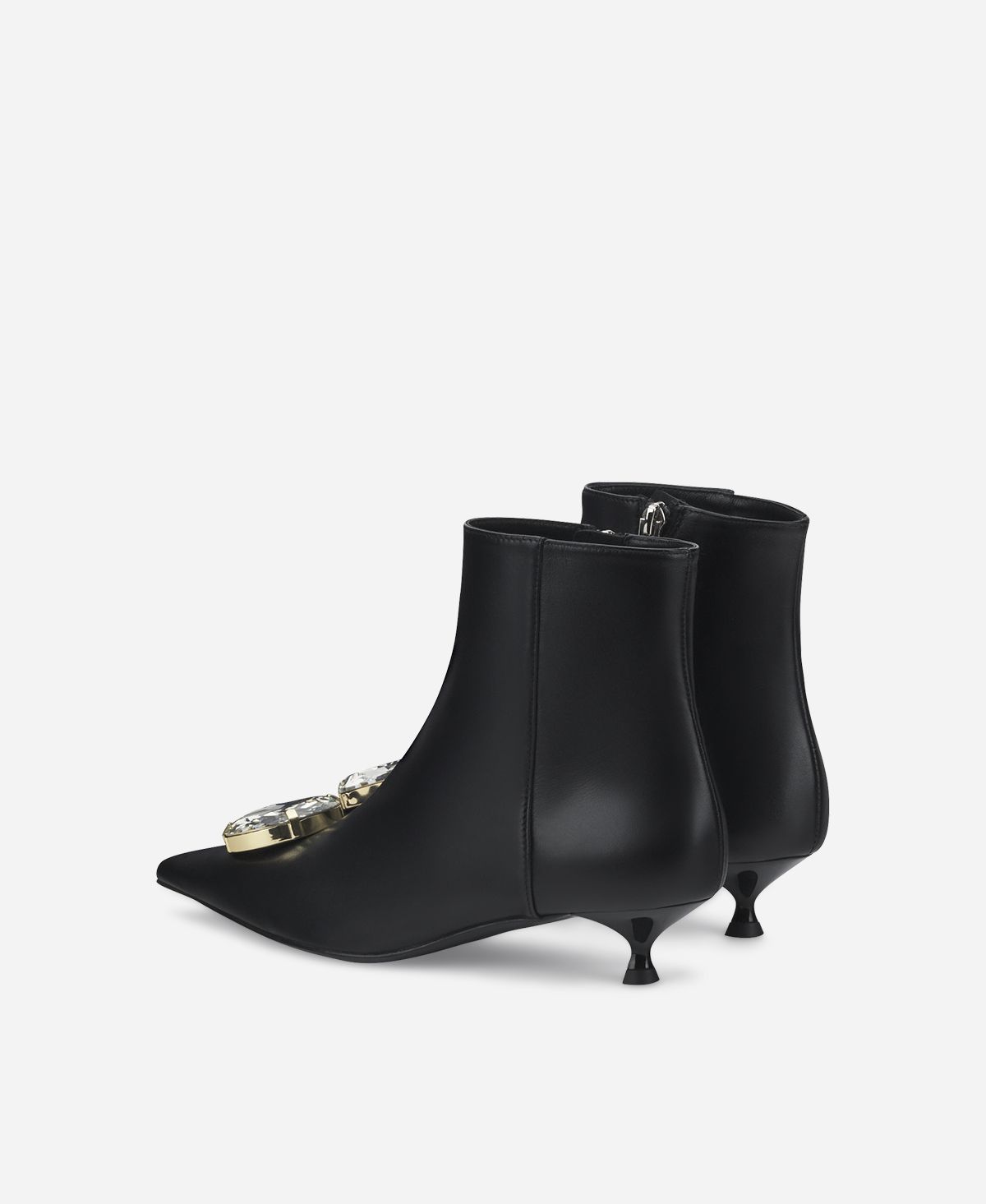 Agl Stivaletto con cristalli Nero Lenor bootie Crystal Italy