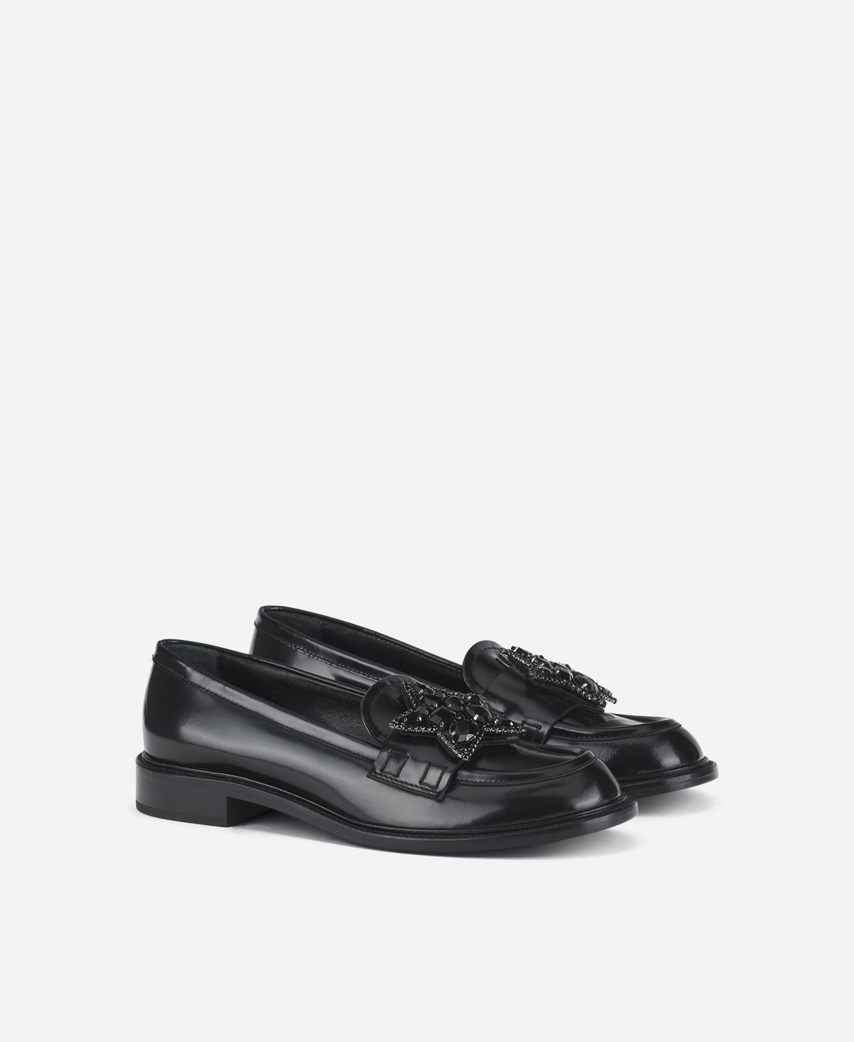 Agl Mocassino con stella Nero Olivia Star In Linea