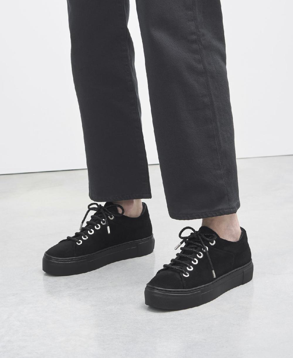 Agl Sneaker in velour Nero Crystal Pezzi Unici