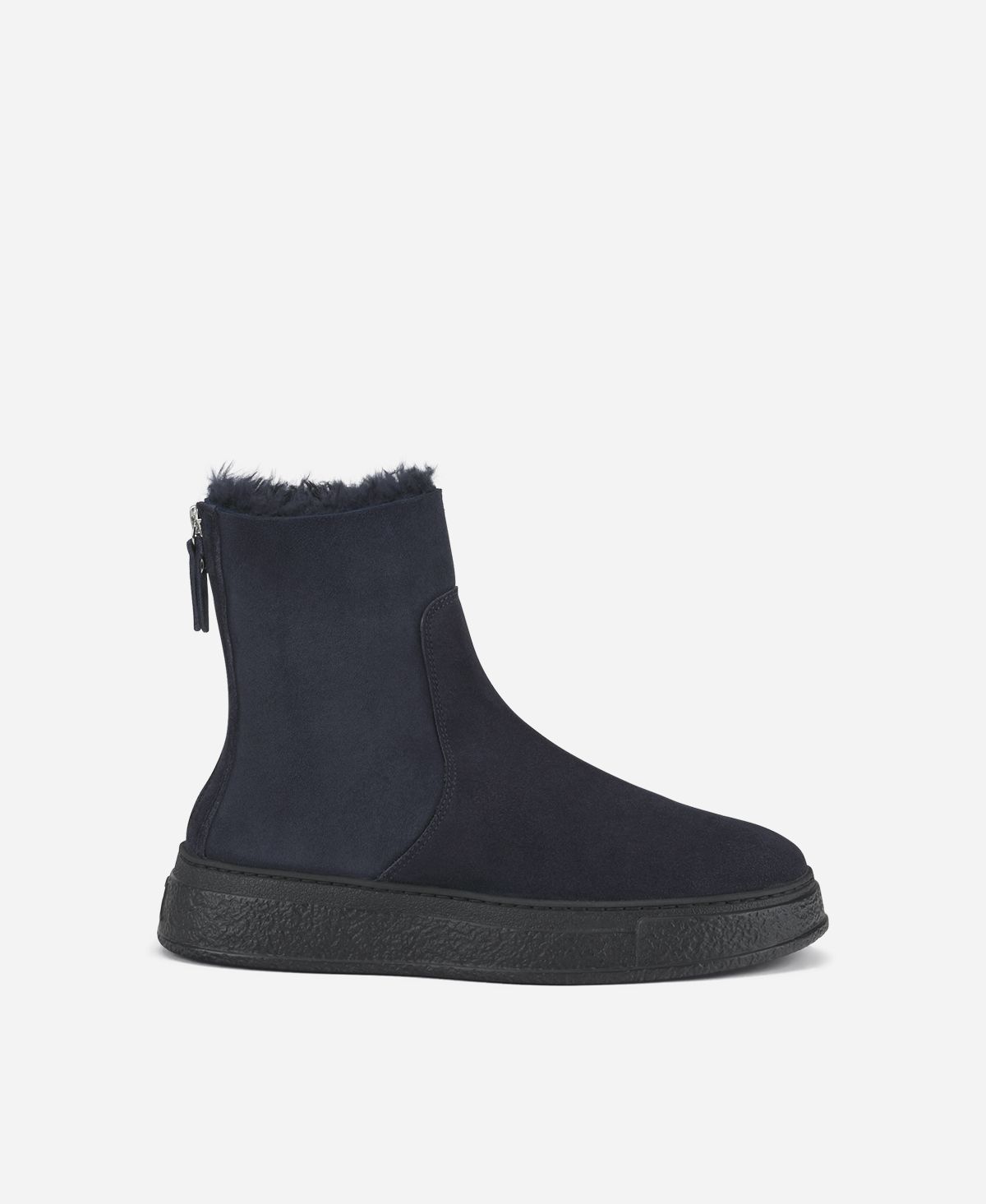 Agl Stivaletto in montone Blu Giuly Warm