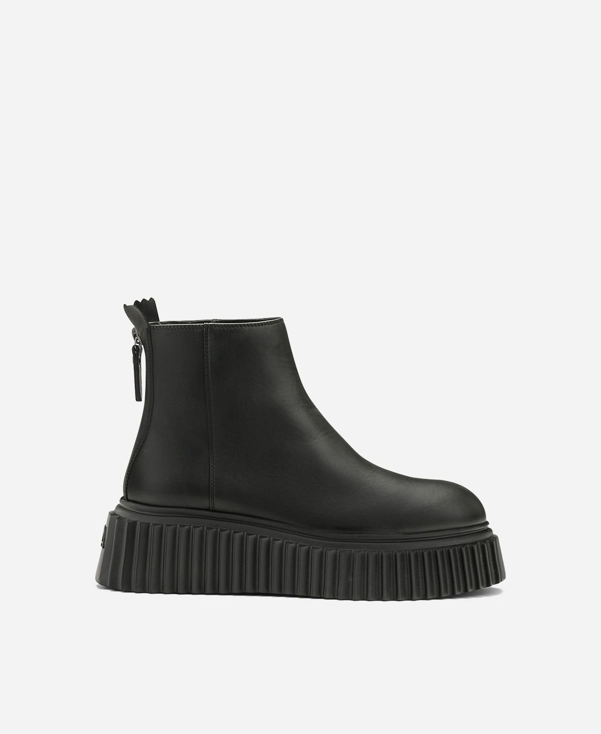 Agl Stivaletto in pelle Nero Sandy