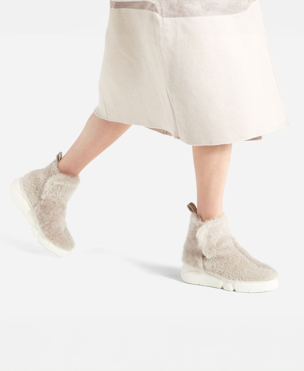 Agl Sneaker in montone Beige SENETTE Prezzo Ridotto