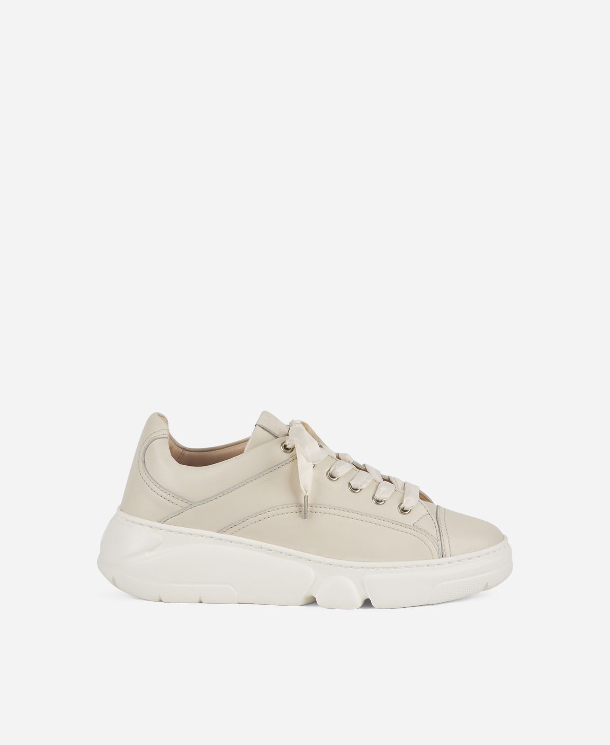 Agl Sneaker con lacci in nylon Avorio Fiona Sottocosto
