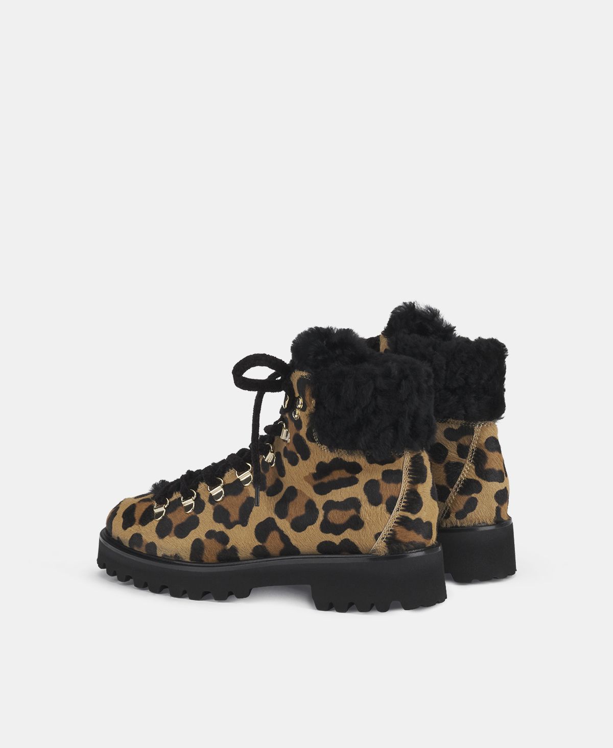 Agl Stivaletto con pelliccia Stampa leopard Goldie Mountain Offerta