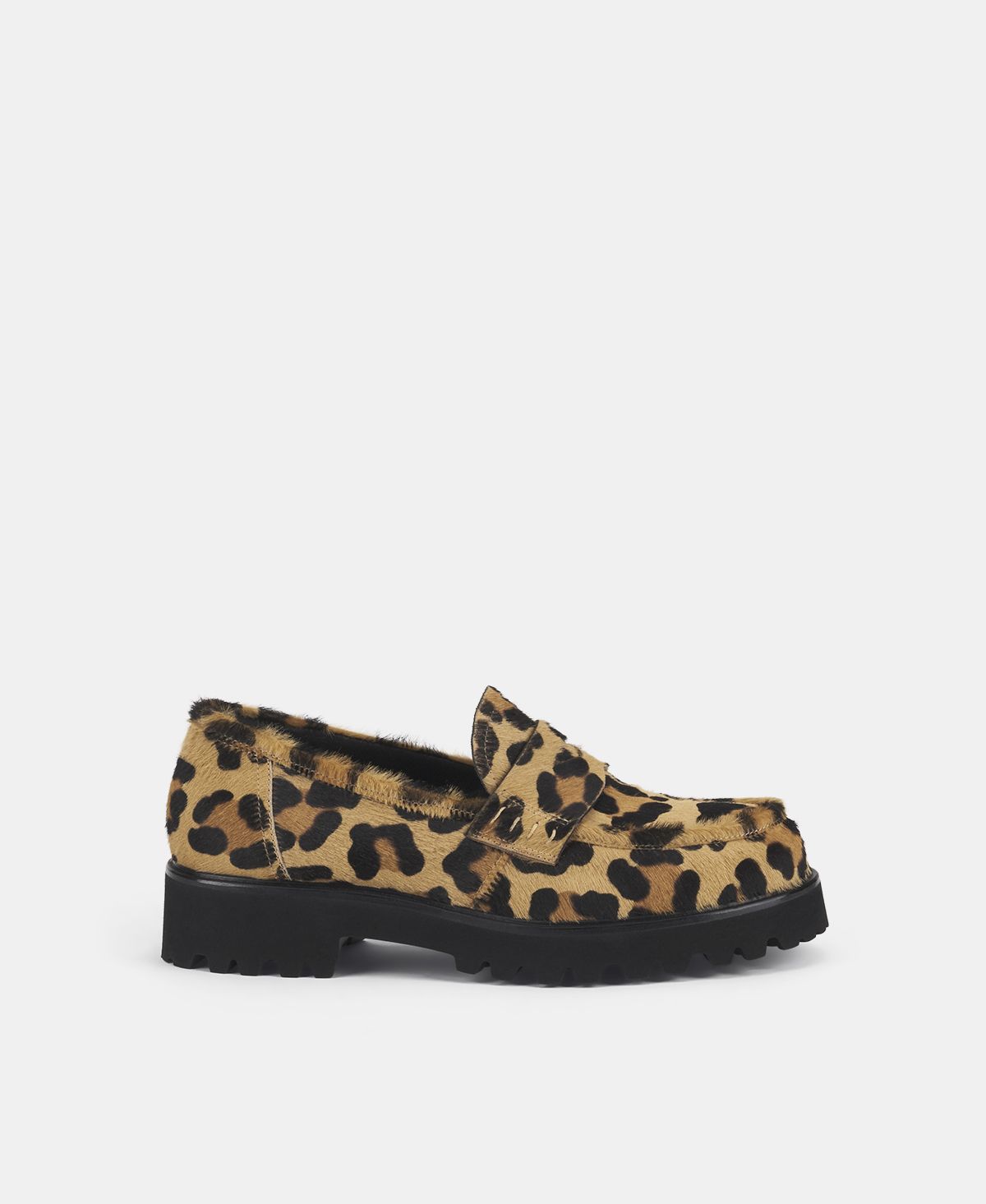 Agl Mocassino animalier con suola chunky Stampa leopard Goldie