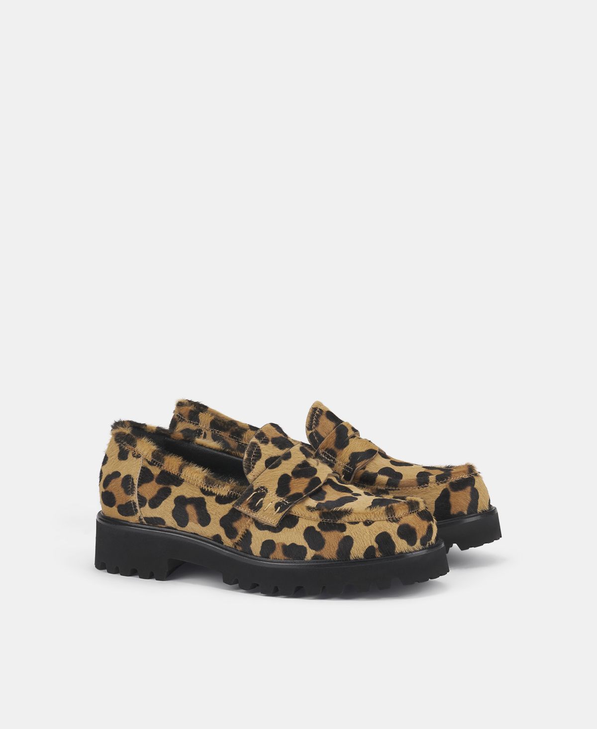 Agl Mocassino animalier con suola chunky Stampa leopard Goldie Economico