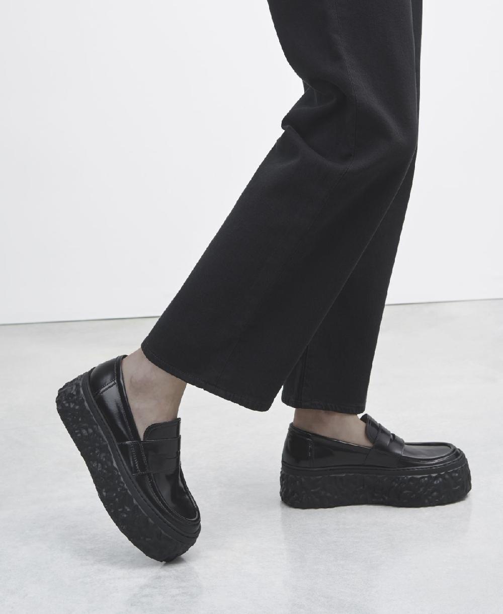 Agl Mocassino con platform Nero Magma Moc Vendite Flash