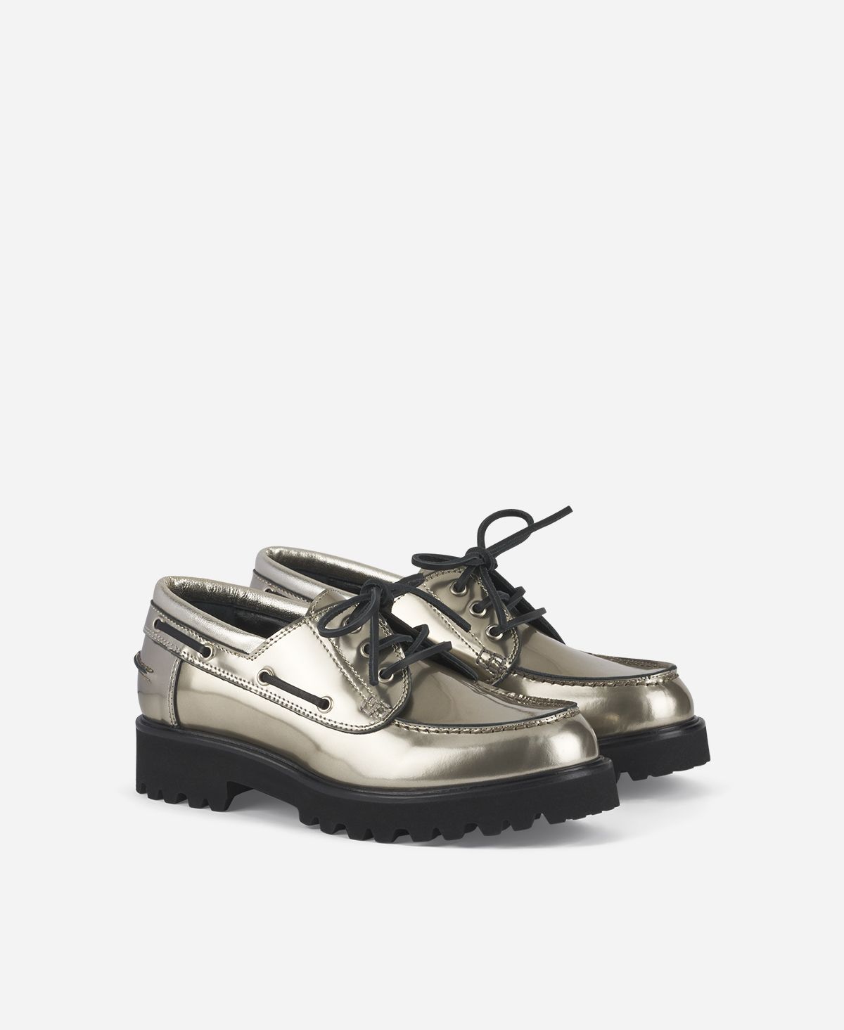 Agl Stringata metal Platino Goldie Barca Negozio