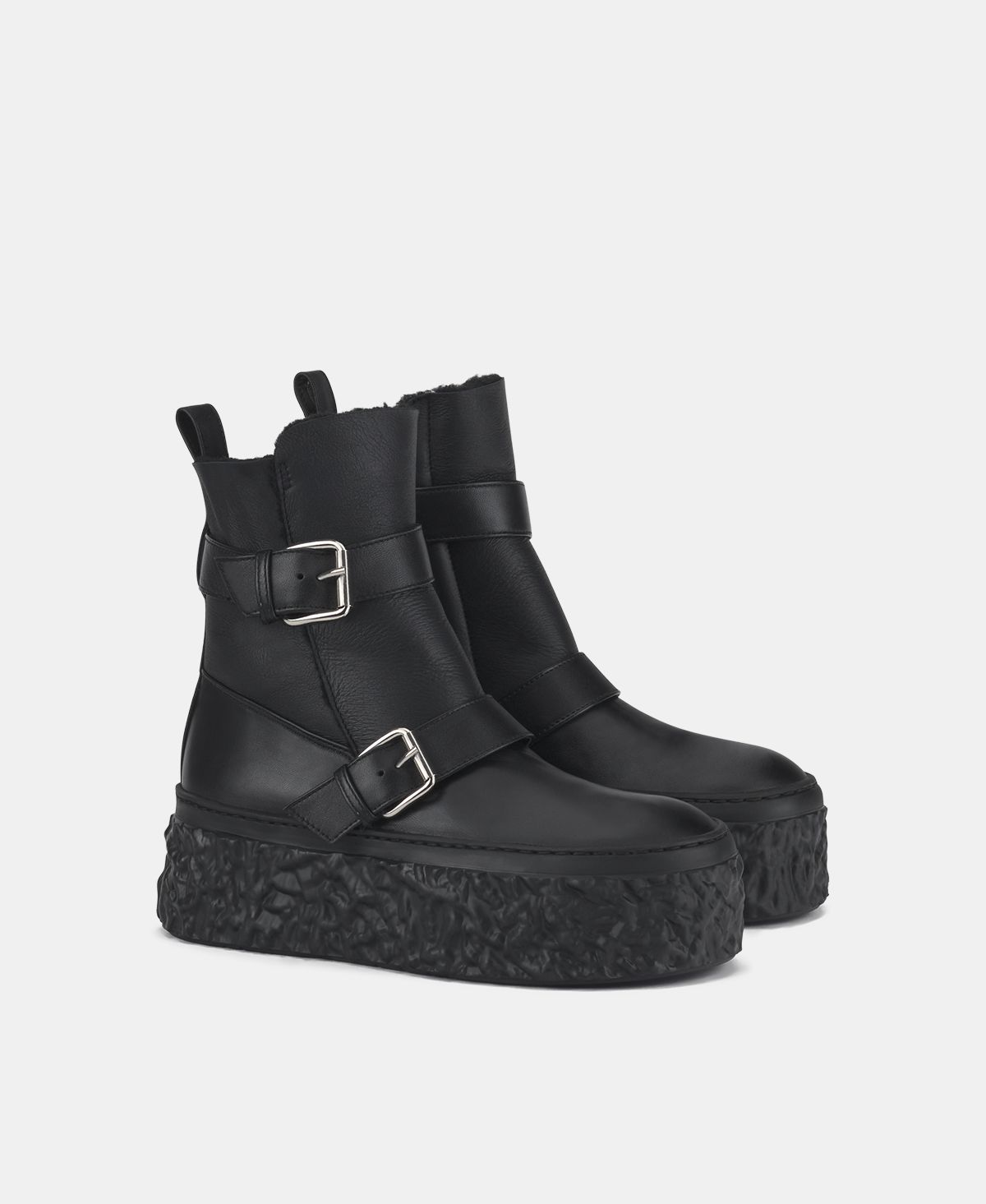 Agl Stivaletto con montone Nero Magma Biker 2025