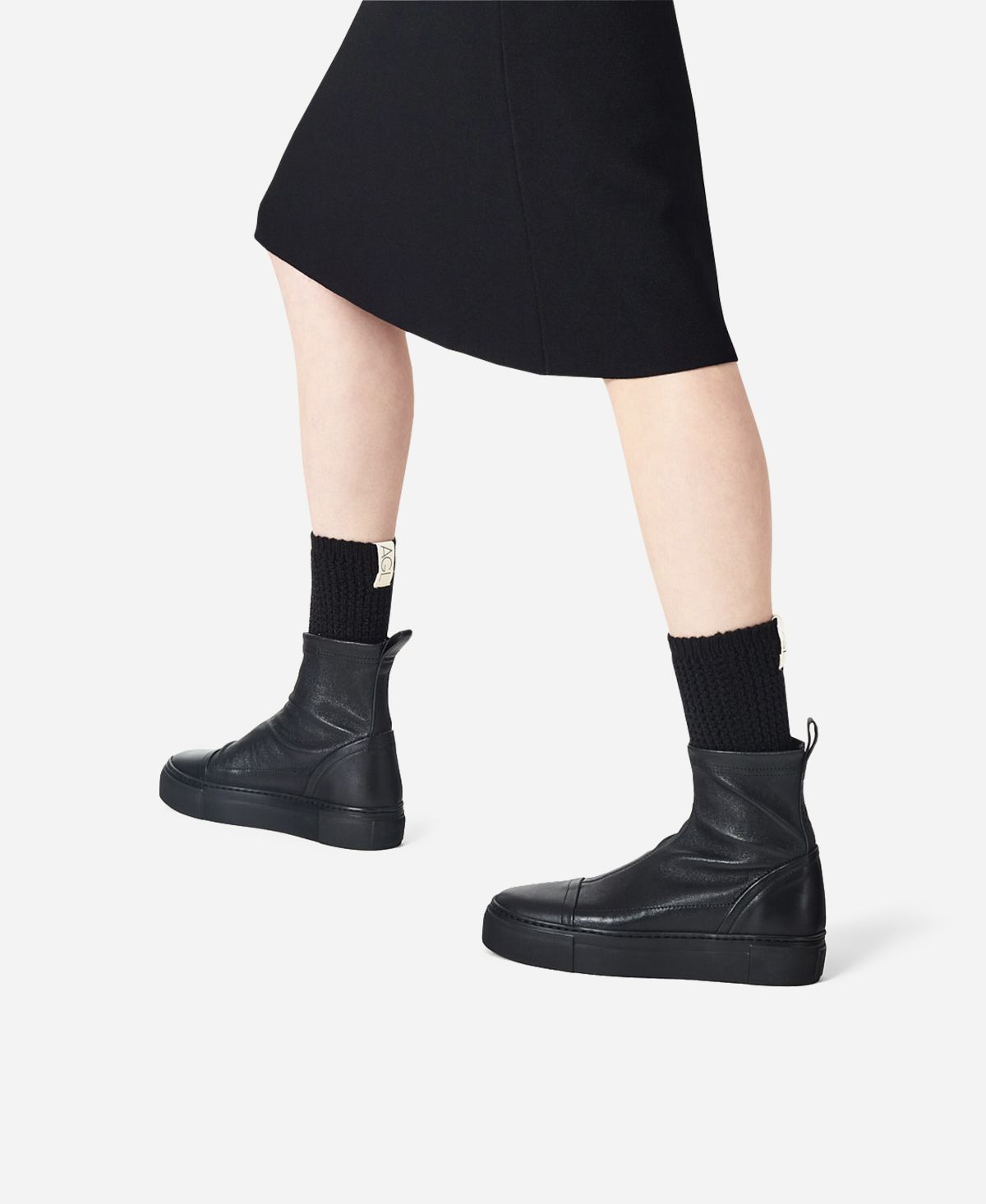 Agl Sneaker stretch Nero IRENE 2025