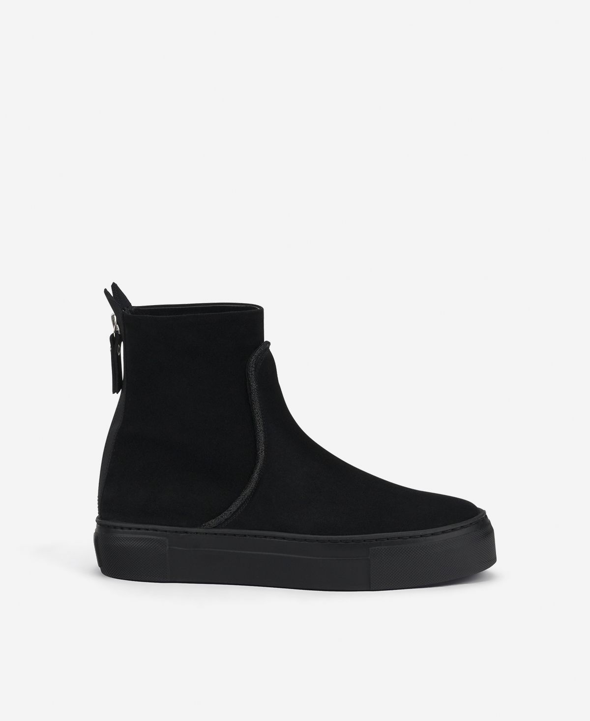 Agl Sneaker in velour con strass Nero Meghan strass