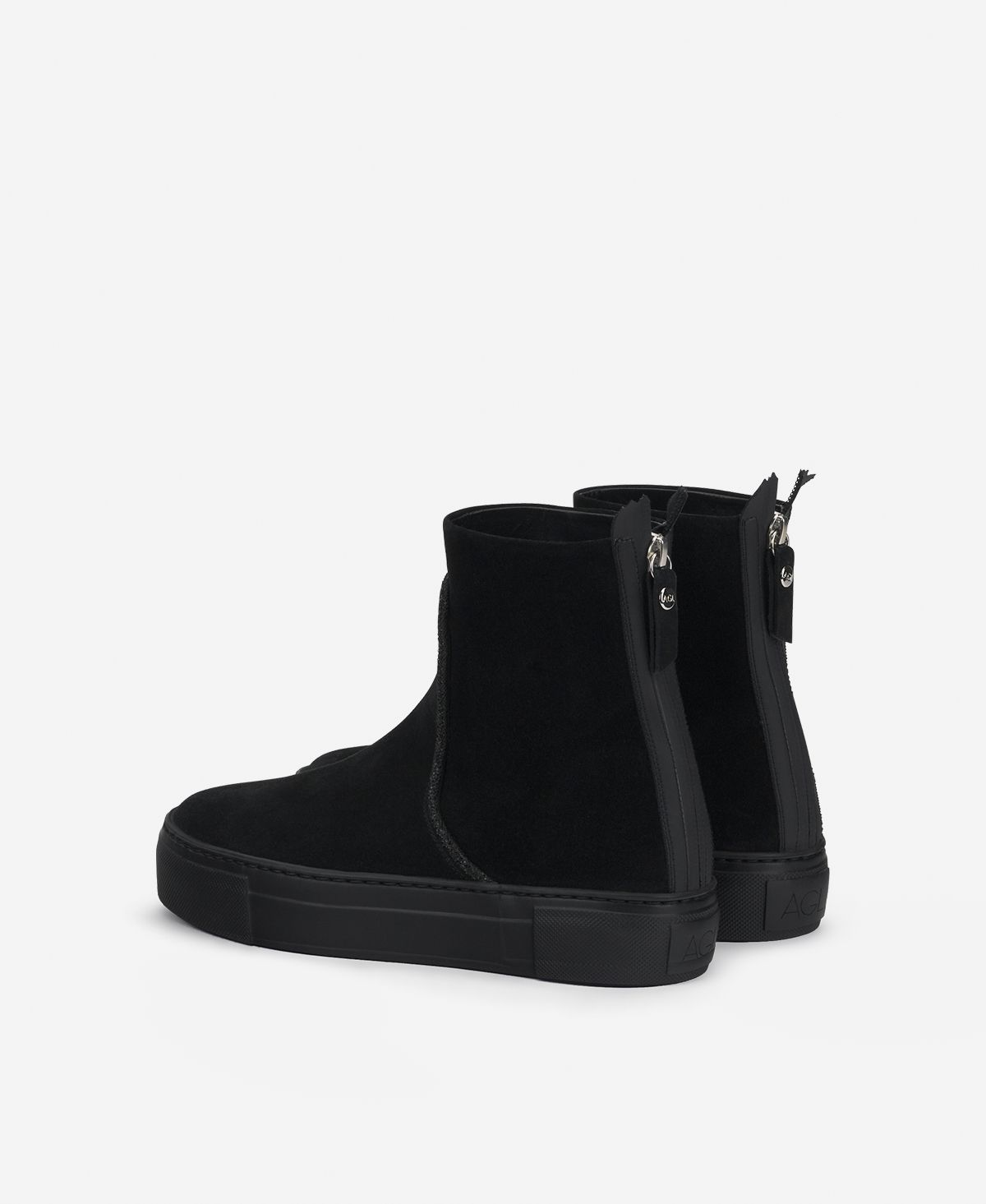 Agl Sneaker in velour con strass Nero Meghan strass Nuovo