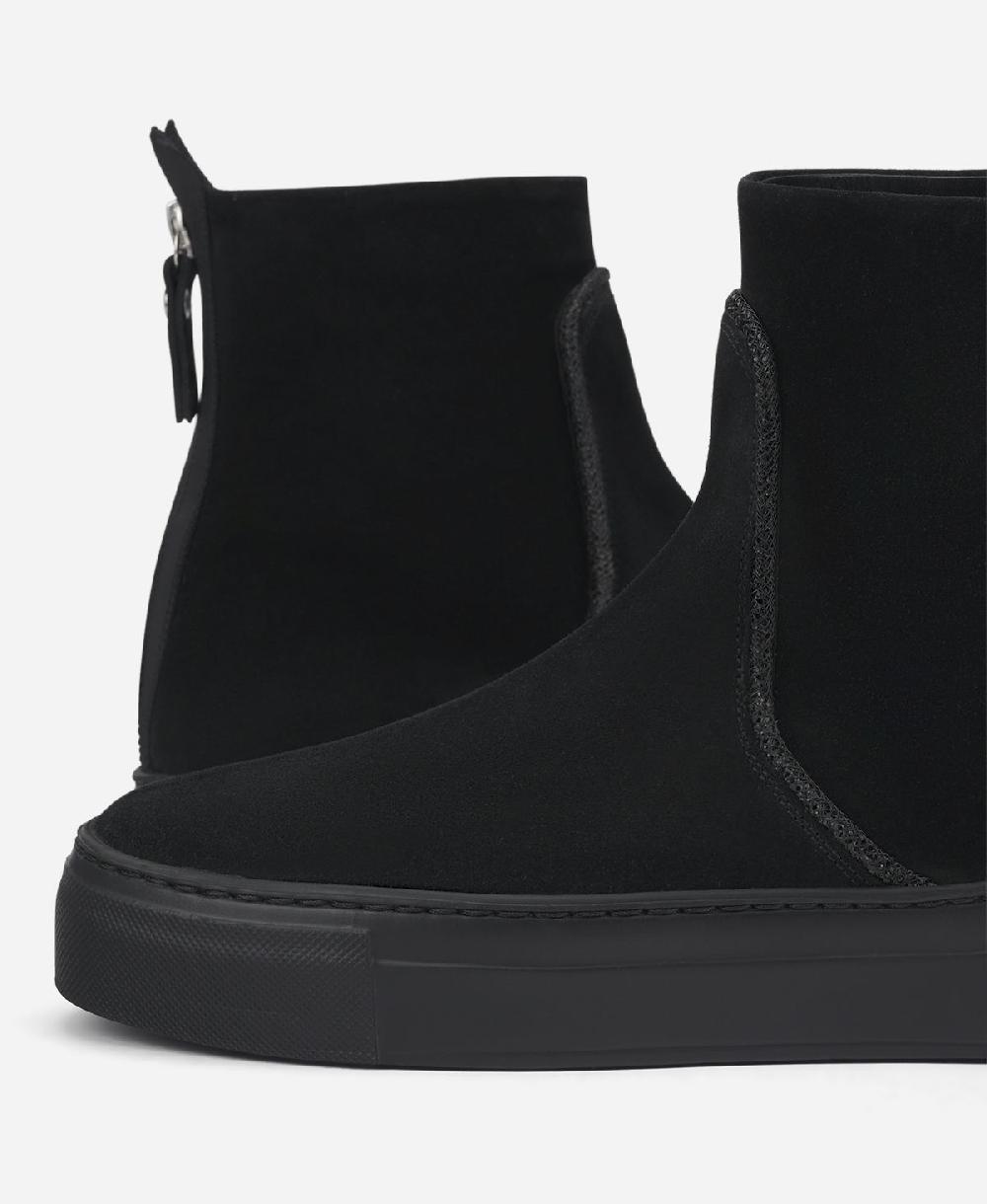 Agl Sneaker in velour con strass Nero Meghan strass Nuovo